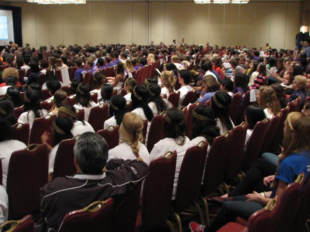 IMG_6630.JPG - Look at this!  The celebratory crowd stretched from wall to wall, as far as you could see with the 975 plus attendees.  WOW!