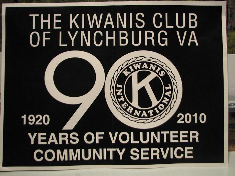 IMG_5995.JPG - Kiwanis Club of Lynchburg, Virginia’s 90th Charter Night Anniversary celebration.  Lynchburg is the 8th oldest Kiwanis Club in the Capital District receiving its charter January 15th, 1920, with 28 members. This was five years after Kiwanis was founded.  The club’s business memberships included fire insurance agent, life insurance agent, two in retail automobiles, two clergy, two grain brokers, a railroad agent, a general physician, a financer, investments, a dentist, and a saving bank president among many other businesses.  This was a cross section of the industries of Lynchburg.