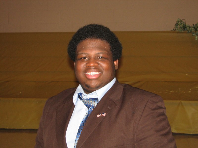 IMG_0359.JPG - The Keynote Speaker was Derrell Brooks who is an Associate Pastor at his church.  He gave a very strong presentation on today’s youth and the importance of parental involvement with their children, show consistency of positive direction and promote education, rules and obedience.  These are traits he had from his parents, who were in attendance.