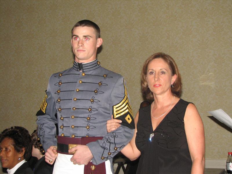 IMG_2526.JPG - Liam McNamara, LG Division 5B, an escorted by his mother.