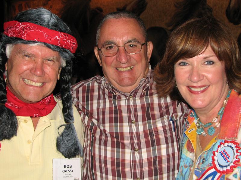 IMG_3742.JPG - Here’s Bill-Bob and Miss Nancy with their friend of long standing Division 17 PLG Paul Sheets, eatin’ & a singin’.