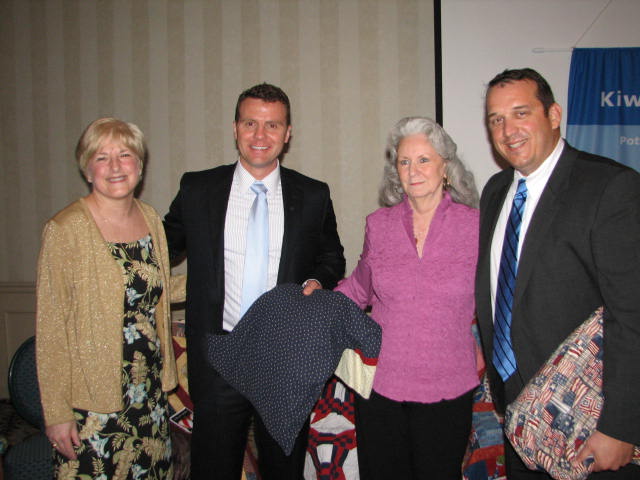 IMG_1698.JPG - As a part of the closing ceremony, to the surprise and pleasure of the Warriors, it was announced that each of the Warriors would receive a “Quilt Of Valor