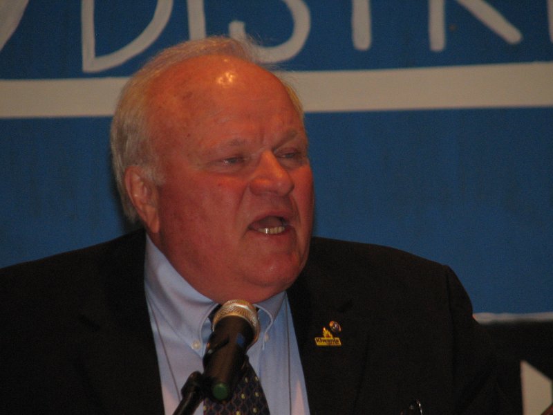 IMG_0728.JPG - Governor Tom Varner brings his ‘Remarks and Greetings from Kiwanis International and the Capital District’.  He shared in the appreciation of Key Clubs hard work and success in putting together this conference and in the support given by Kiwanis Club Advisors and Faculty Advisors.  He said all the Family ahs similar opportunities to serve and challenges in encouraging others to join with us in ‘changing the world’ for the better.