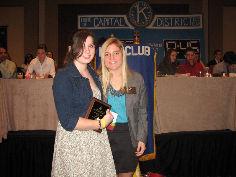 IMG_0835.JPG - Outstanding Key Club Editor goes to Division 17’s Montgomery Blair High School, Julia Lauer, Club Editor.