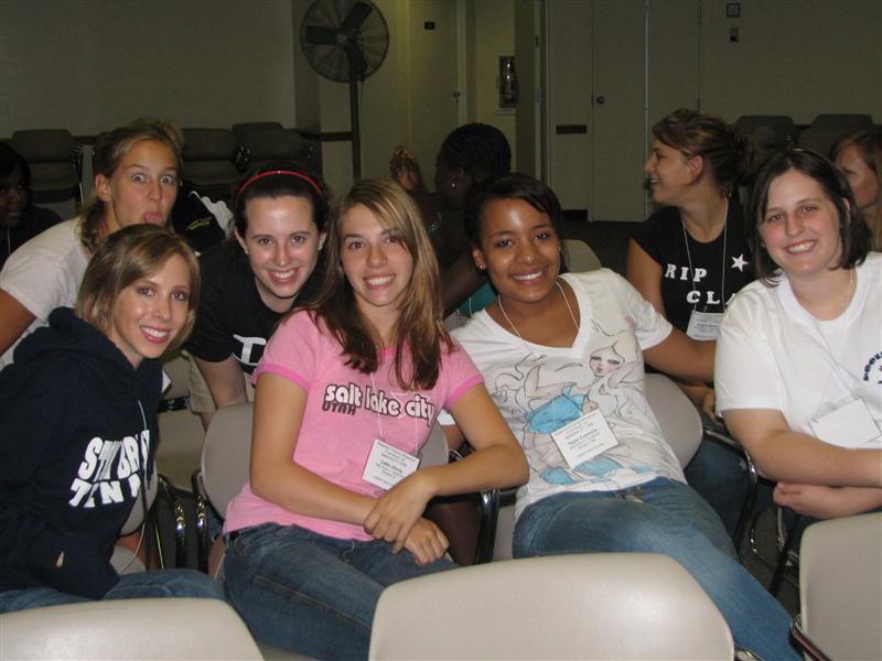 IMG_0358.JPG - The Key Club leadership team is also bright and alert for the K-Family Weekend’s kick off.  Former CKI and now Kiwanian Justin Garrow, seen later, will lead the ice breakers with games and skit ideas you could not imagine.