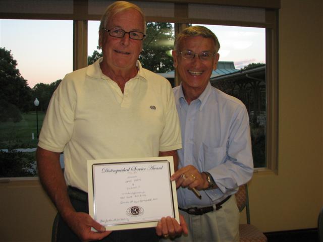 IMG_9196.JPG - Dave Brake, Immediate PP of Potomac Kiwanis Club was the New Club Building chair for the Division.  A new one is in the works and should come to fruition this new year.  Dave receives LG Mary Jackson’s thanks.