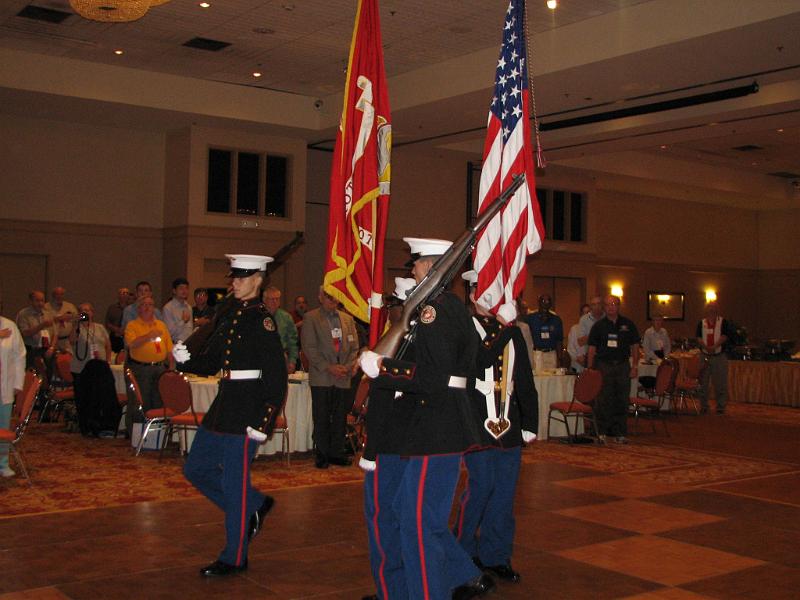 IMG_4386.JPG - The Opening Session on Saturday was the Awards Breakfast with the Presentation of Colors by the Woodbridge High School JROTC, Bridgeville, Delaware.  Well done!
