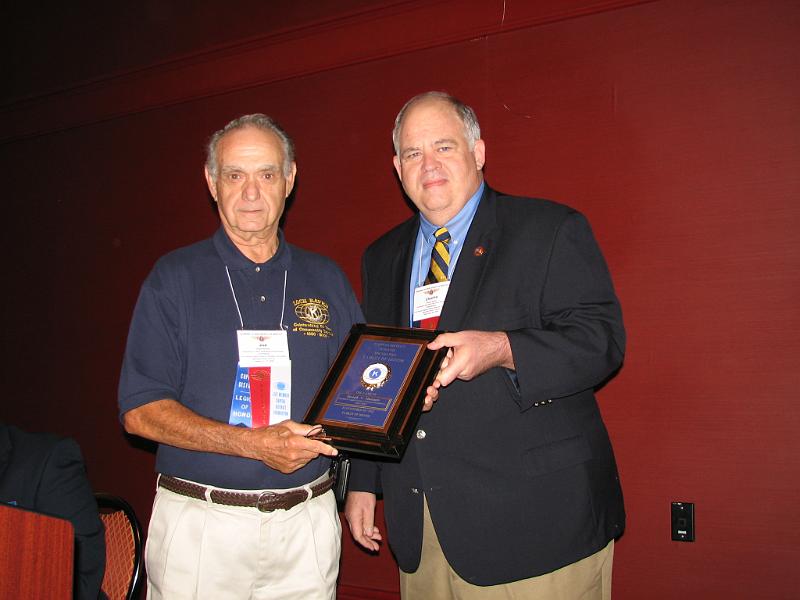 IMG_0104.JPG - Award Title: Capital District Foundation Tablet of Honor (presented to Joe Murano)Left to Right: Joe Murano, Charlie Adams