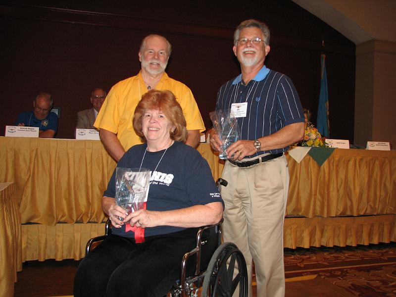 IMG_0108.JPG - Award Title: Governor’s Superb Committee Performance AwardLeft to Right: John Tyner, Rosemary Cummings, Bill Butts