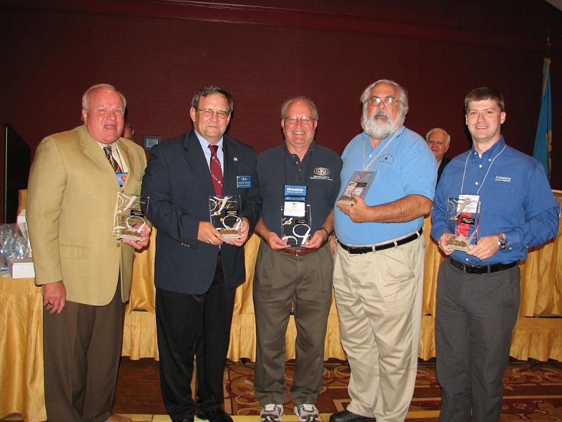 IMG_0109.JPG - Award Title: Governor’s Sustained Superb Performance AwardLeft to Right: Tom Varner, Charles Marks, Dru Bowman, Joe Stankus, Jeffrey Wolff