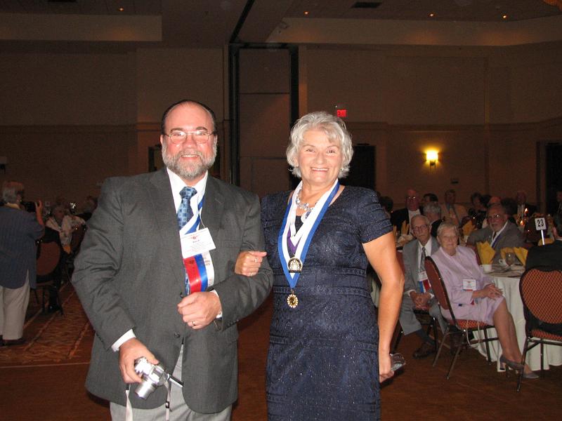 IMG_0158a.JPG - Div 9 LTG Donna Ohler escorted by eBuilder Editor, Dave Maloney