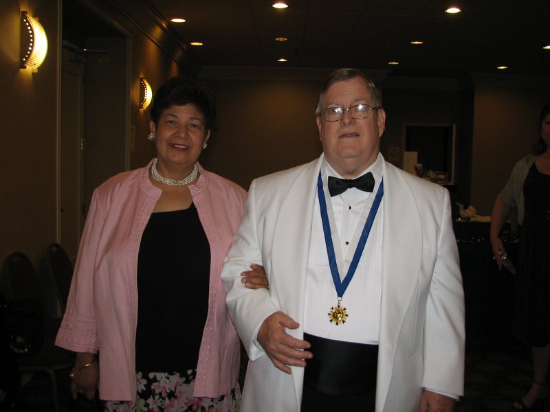 IMG_1945.JPG - Div 20 LTG Larry Demarest and wife Marie.