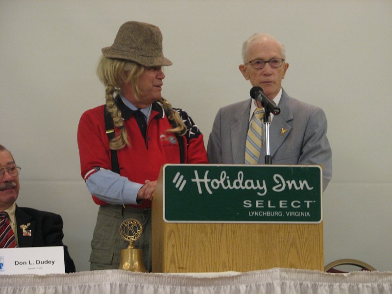 IMG_1992.JPG - Heidi Ho joins Robert Scarburgh to promote the 2011 Kiwanis International Convention in Geneva, Switzerland.