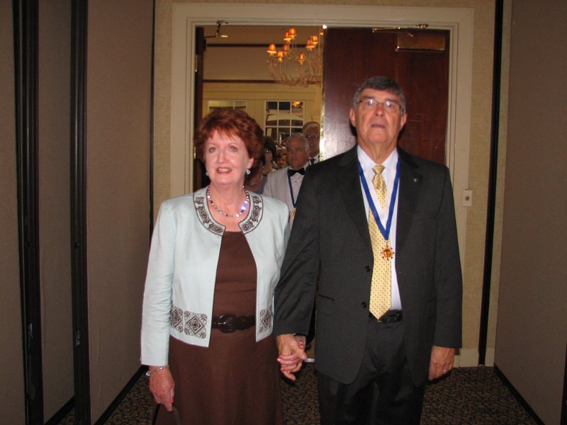 110.JPG - Division 3 Lt. Governor Gerald Jones and his wife Joanne