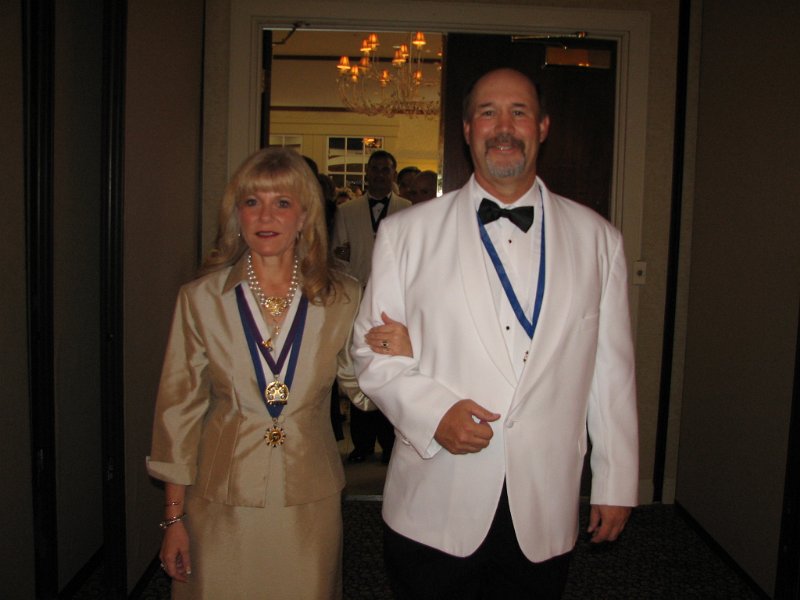 125.JPG - Trustee from the Presidential region Dennis Grubbs and Past Lt. Governor Carla Morin