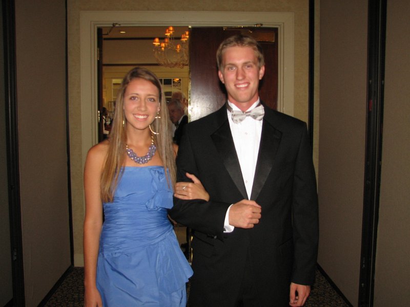 130.JPG - Capital District Key Club Governor Caroline Morris and CKI Governor Ryan White symbolize the strength and poise of our Service Leadership Programs.