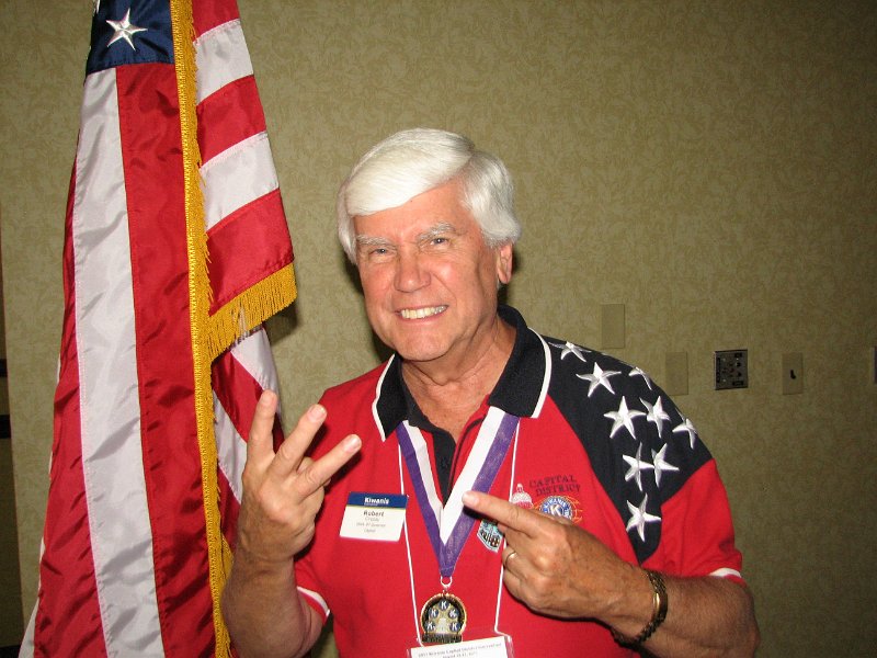 IMG_5195.JPG - Now you’ll see why it’s important to know who pulled the winning tickets. Bob Cressy then won three, yes, three prizes! Two $50 winners and a Harry & David fruit basket (be nice). First time for a three prize winner, I hear. I did buy quite a few tickets. You have to play to win!