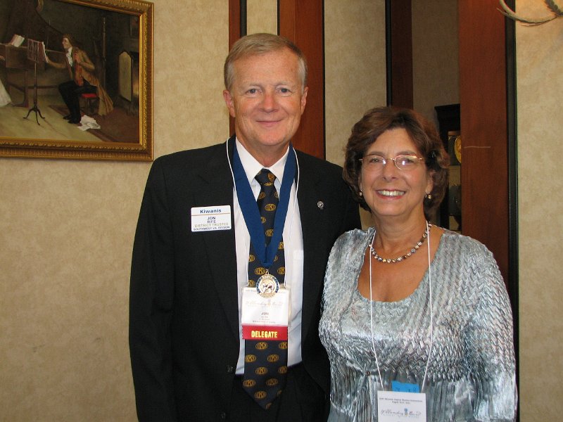 IMG_5201.JPG - Division 8 Lt. Governor Jon Rife and his wife Rita